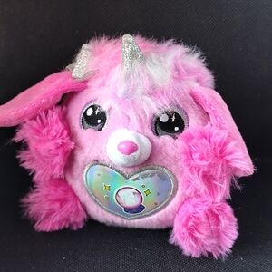 3/$25💙Zuru Rainbocorns Puppycorn Surprise Pink Silver Plush Puppy Dog Unicorn